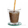 200ml Handmade Double Wall Glass Cup For Coffee